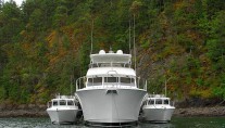 Yacht ADVANTAGE -  At Anchor, Bow View